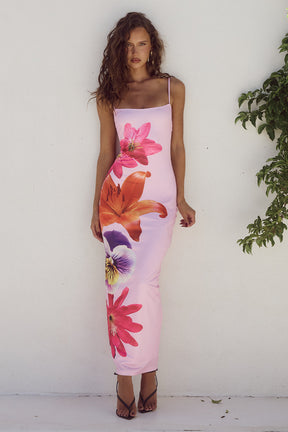 Vestido Longo Floral - Tulip