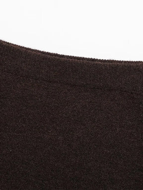 Conjunto Tricô Suêter e Saia