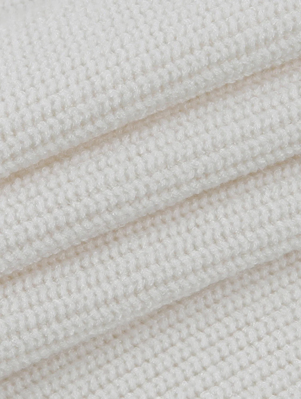 Blusa Casual de Tricô Gola Alta