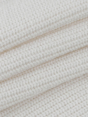 Blusa Casual de Tricô Gola Alta