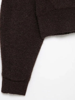 Conjunto Tricô Suêter e Saia