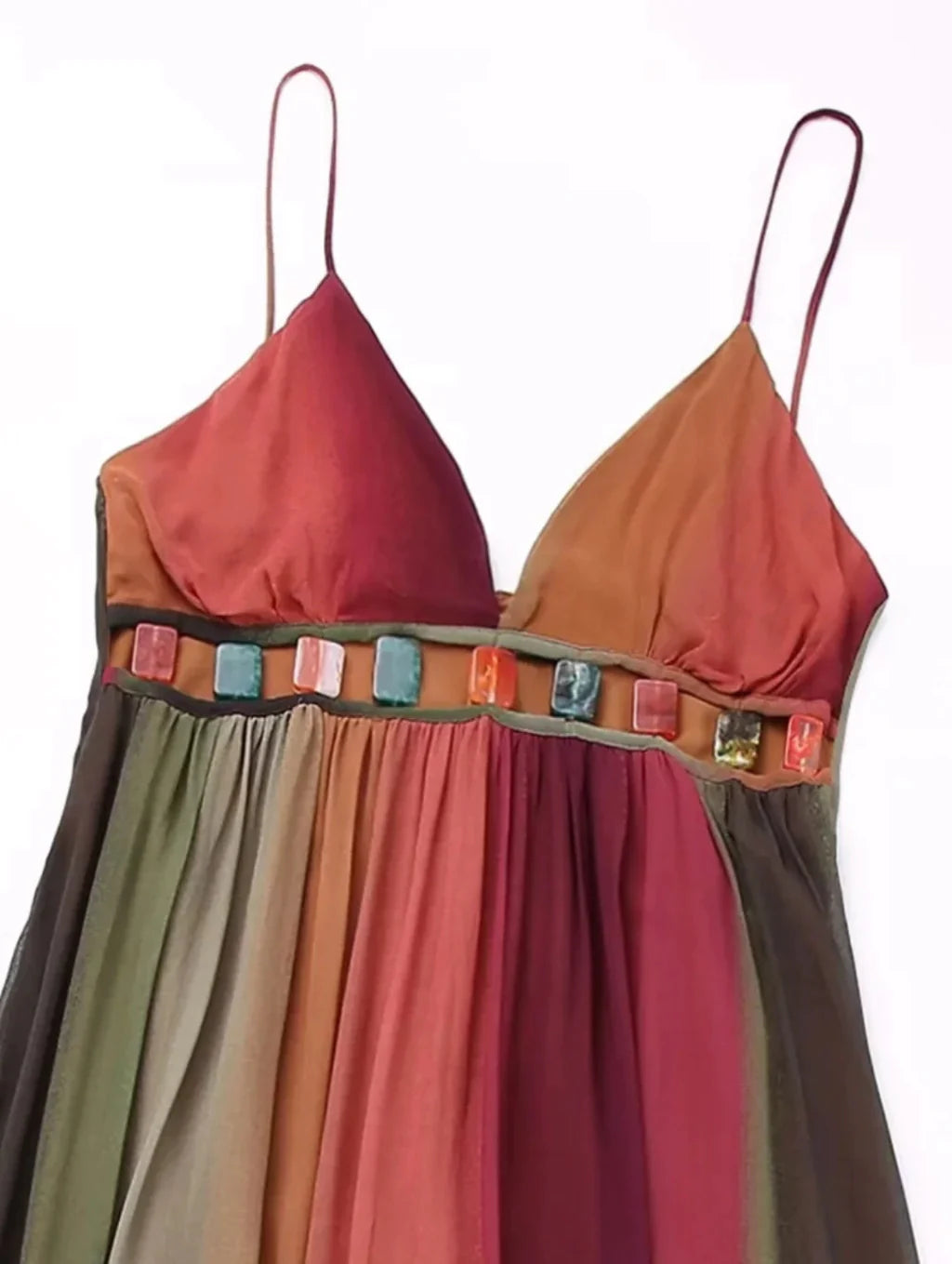 Vestido Longo com Pedrarias - Clover