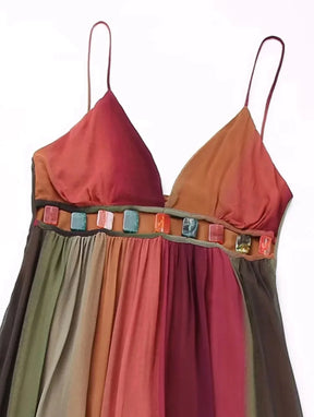 Vestido Longo com Pedrarias - Clover