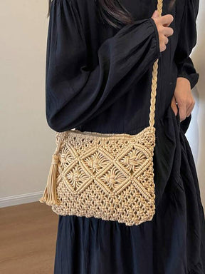 Bolsa Transversal de Crochê