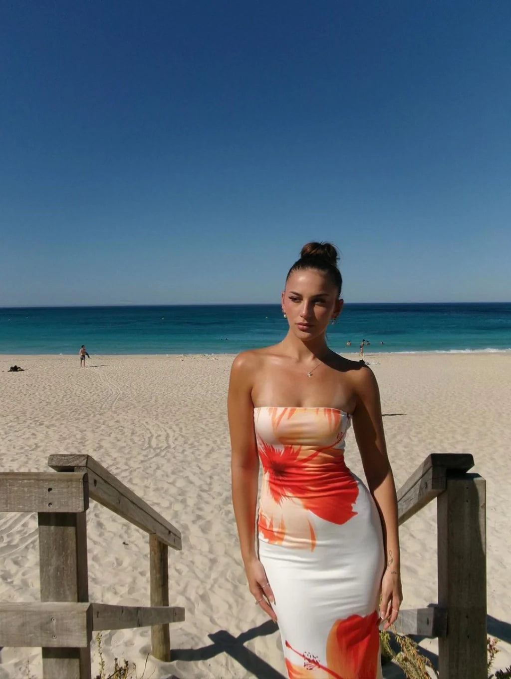 Vestido Longo Floral - Petals