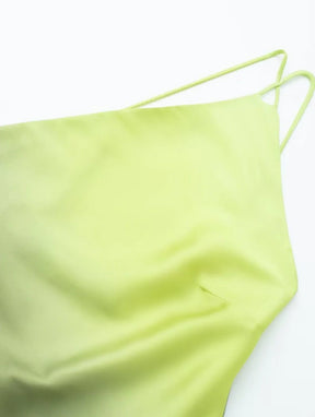 Vestido Longo Acetinado - Aurora