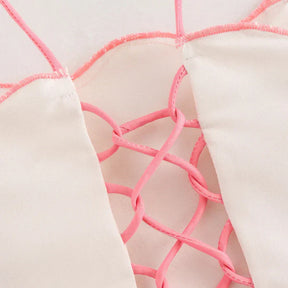 Vestido Midi com Decote Reto