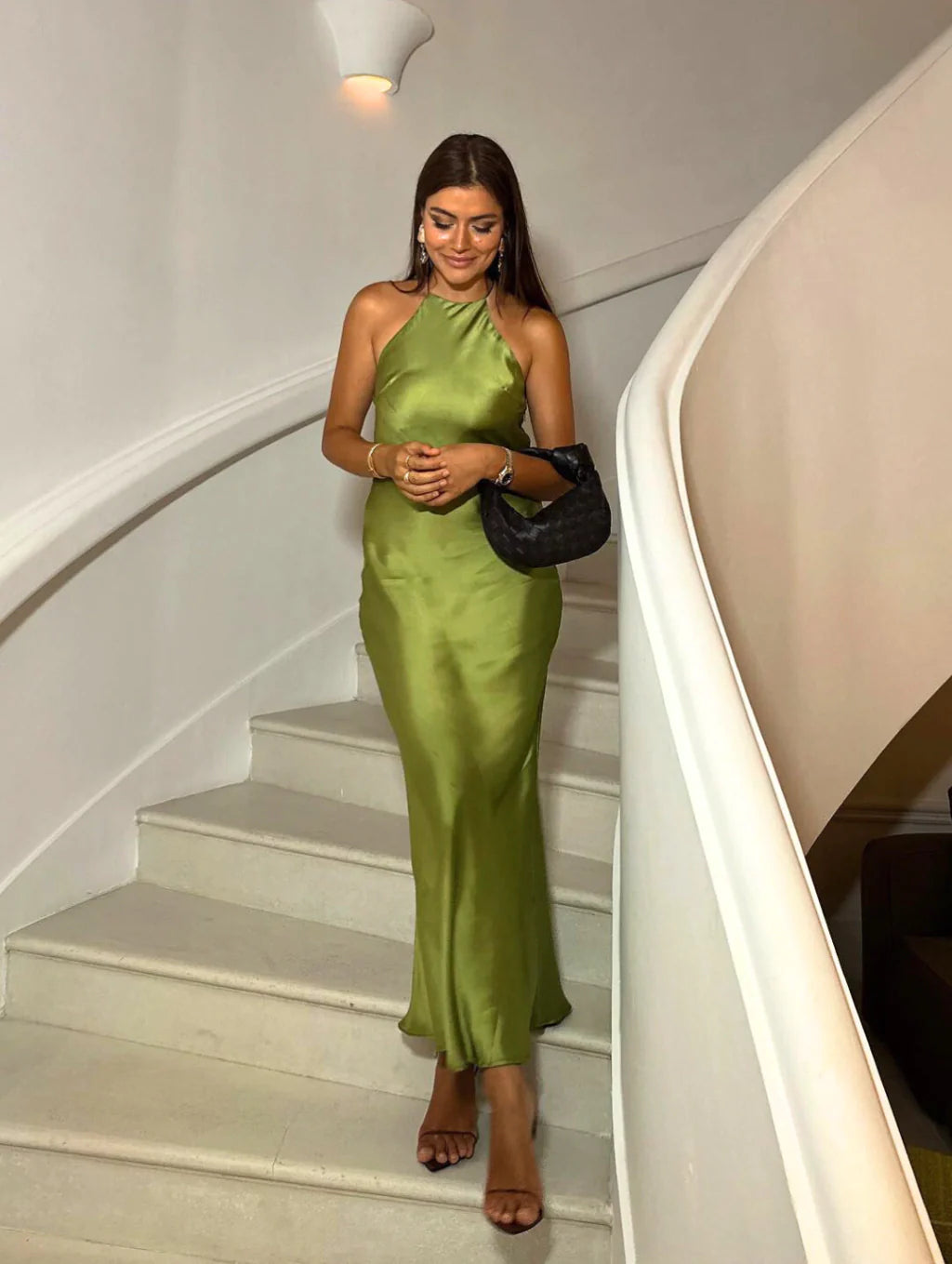 Vestido Longo Acetinado - Mirage