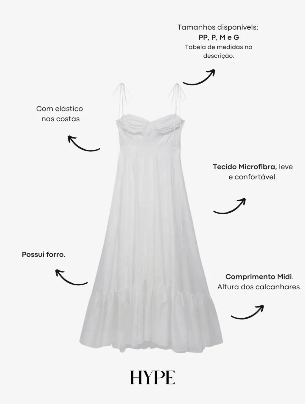 Vestido Midi Soltinho - Lindsey