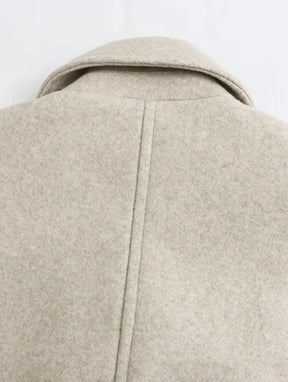 Casaco de Lã Batida - Sobretudo [PRONTA ENTREGA]