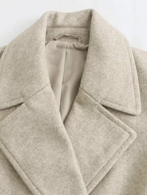 Casaco de Lã Batida - Sobretudo