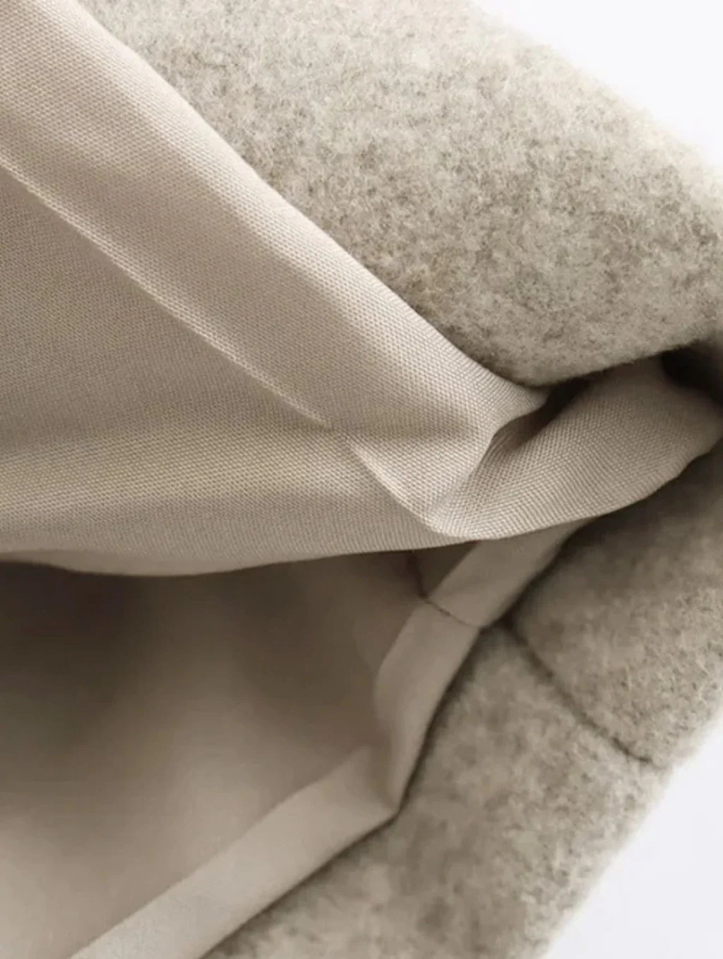 Casaco de Lã Batida - Sobretudo