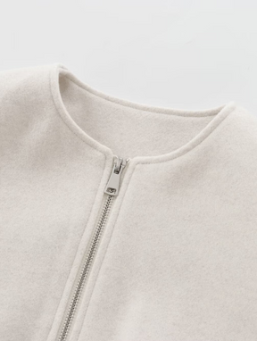 Jaqueta Oversized com Modelagem Reta