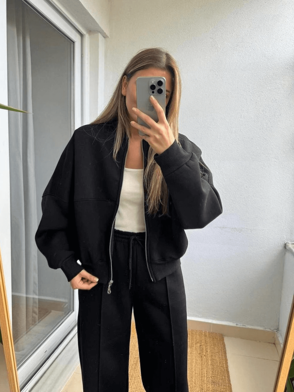 Conjunto de Moletom em Algodão