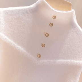 Suéter Peluciado com Botões - Touch