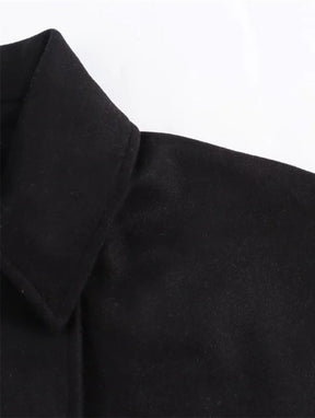 Casaco Oversized com Mangas Estilo Morcego