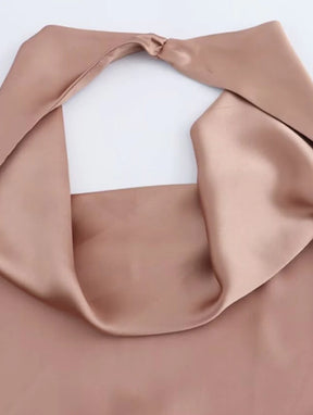 Vestido Longo Acetinado - Glow