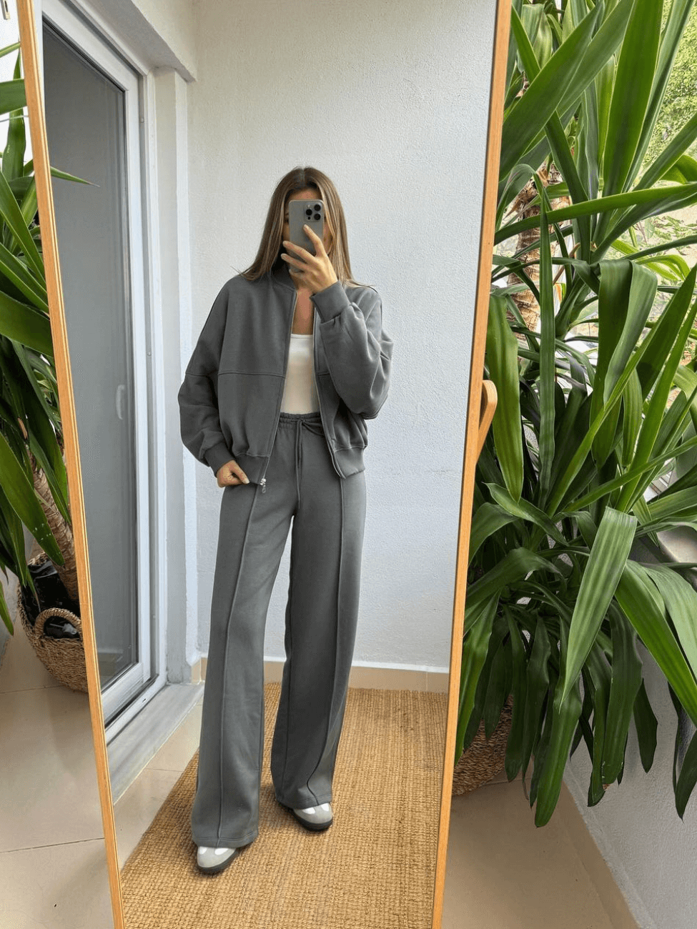 Conjunto de Moletom em Algodão