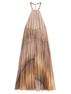 Vestido Longo Plissado - Essence