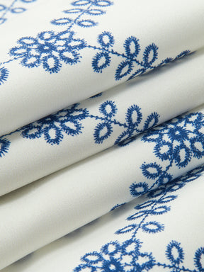 Conjunto de Saia Estampada com Amarração nas Costas