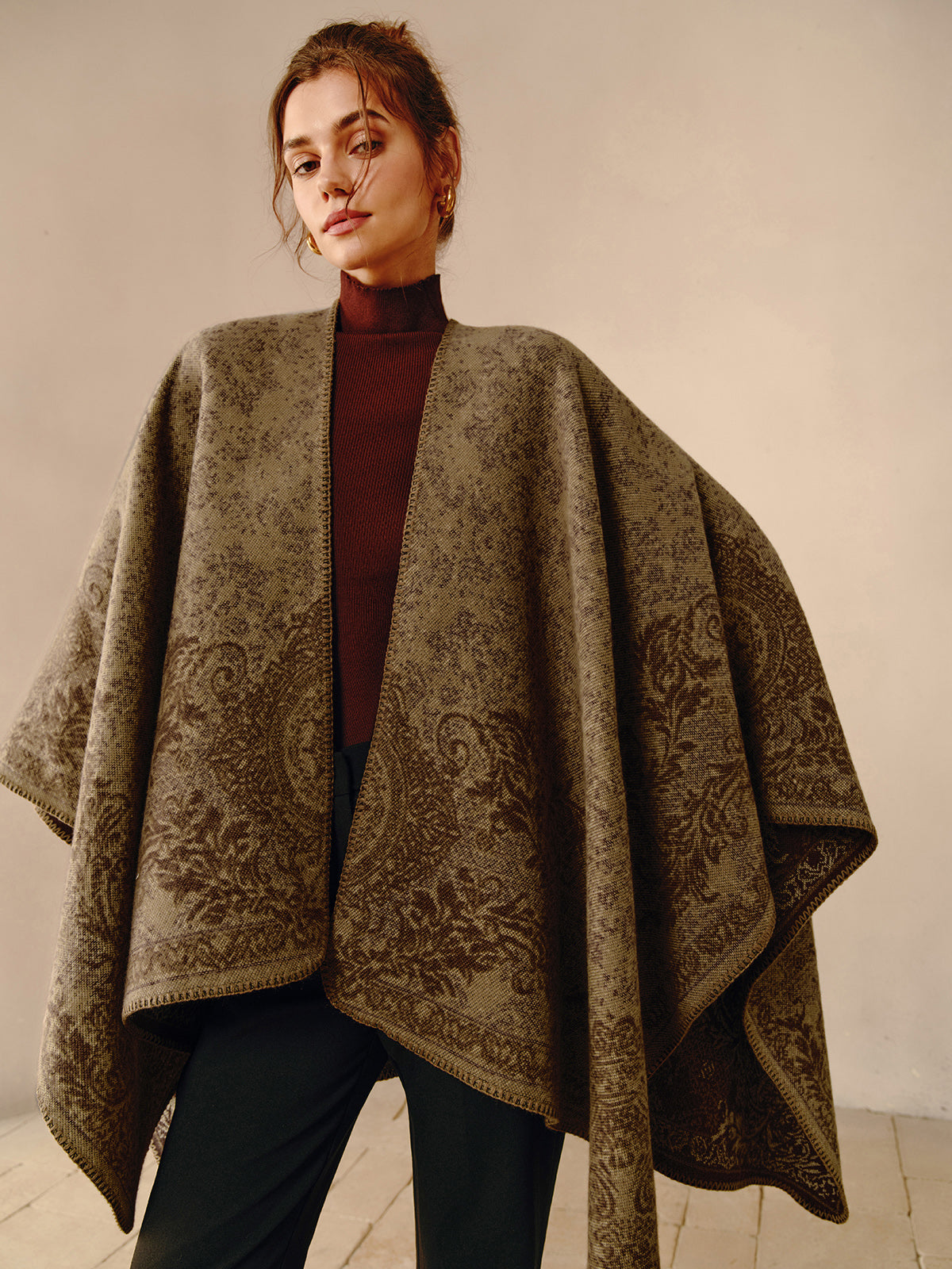 Poncho Dupla Face Boheme