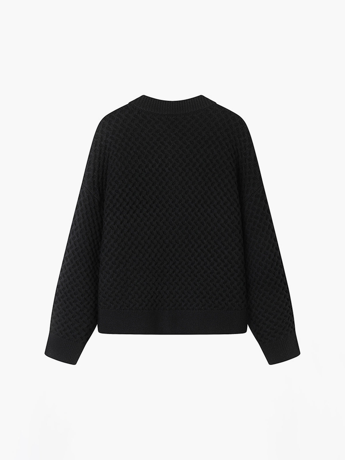 Cardigan com Botões Geometricos