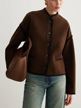 Jaqueta Minimalista de Tweed