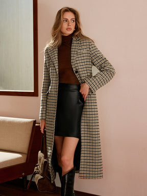 Casaco Longo em Xadrez
