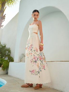 Vestido Longo com Estampa Floral - Taylor