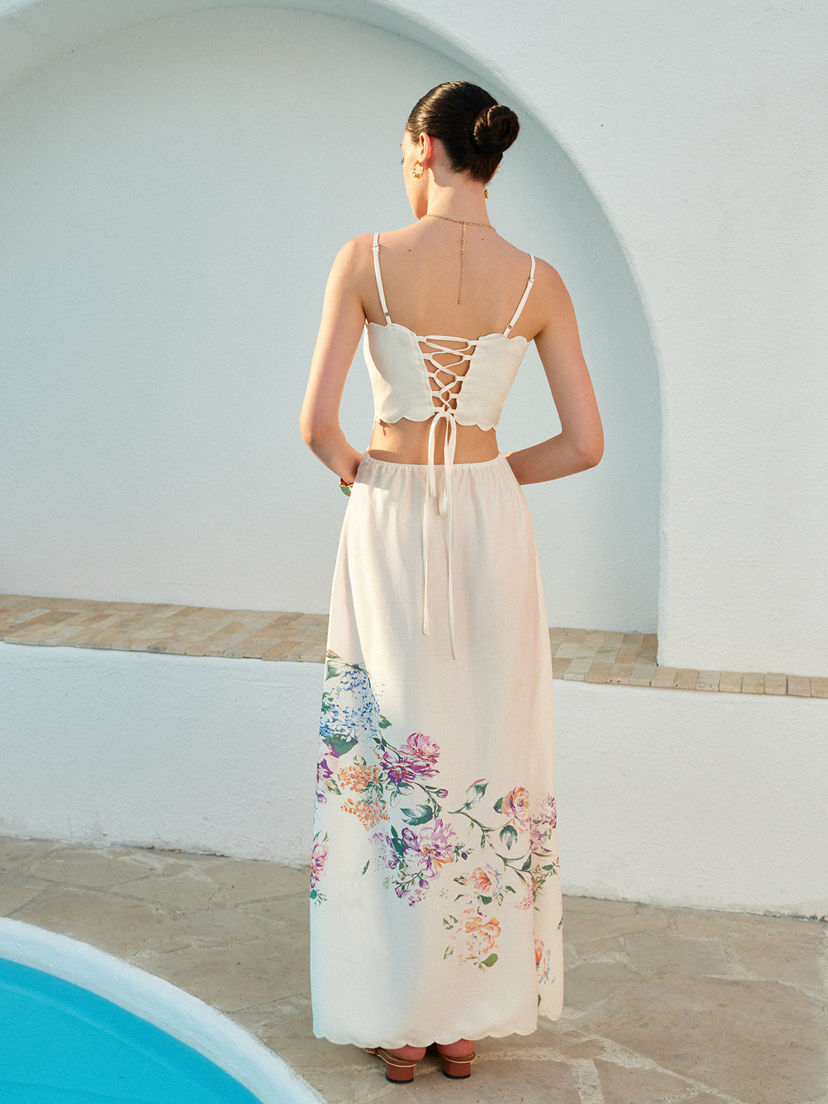 Vestido Longo com Estampa Floral - Taylor