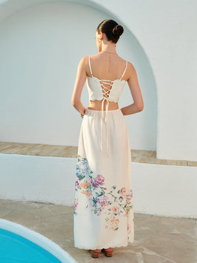 Vestido Longo com Estampa Floral - Taylor