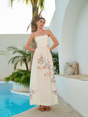 Vestido Longo com Estampa Floral - Taylor