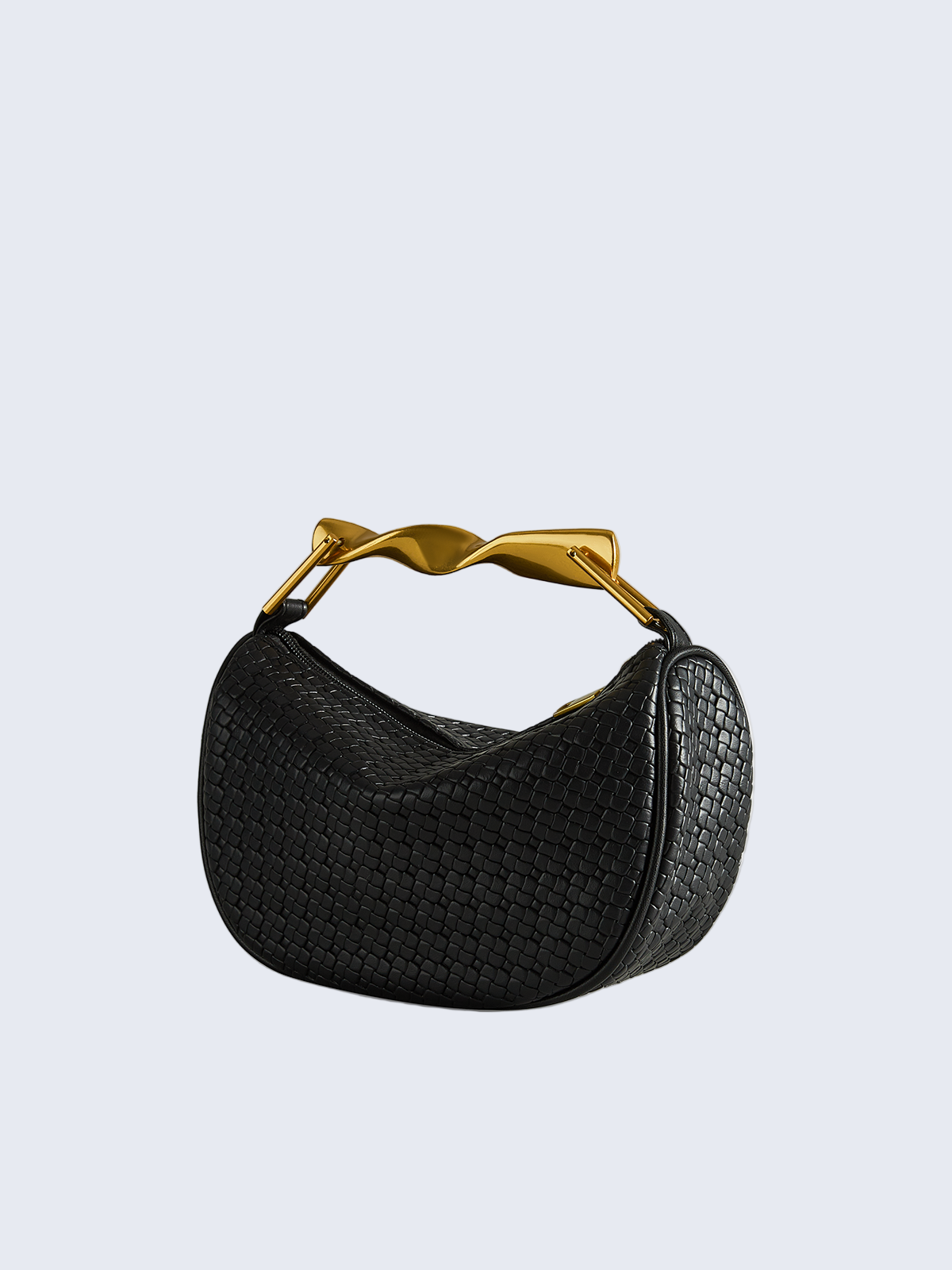 Bolsa de Couro Texturizado com Alça de Corrente - Strap