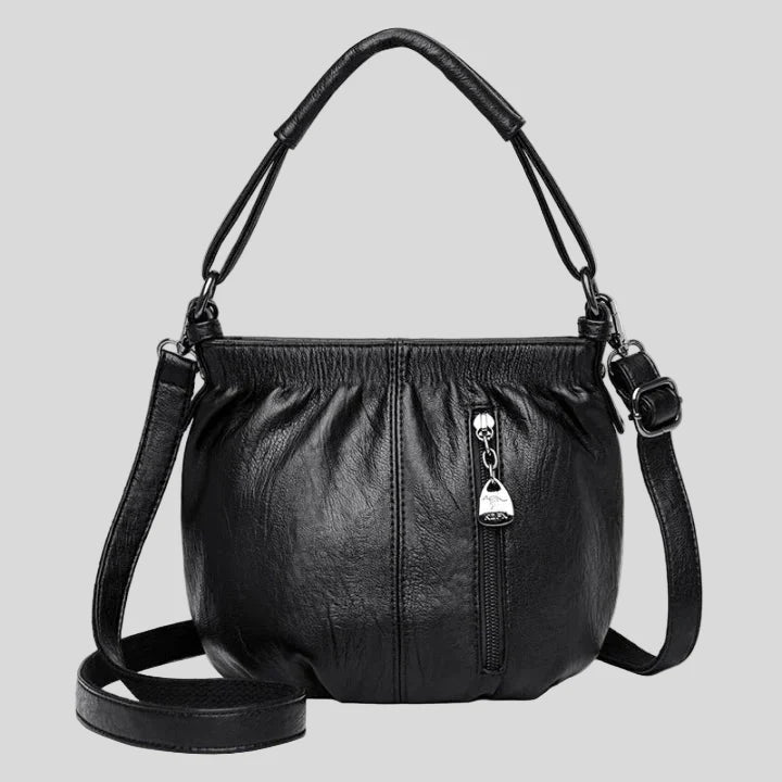 Bolsa Compacta em Couro - Gabriele