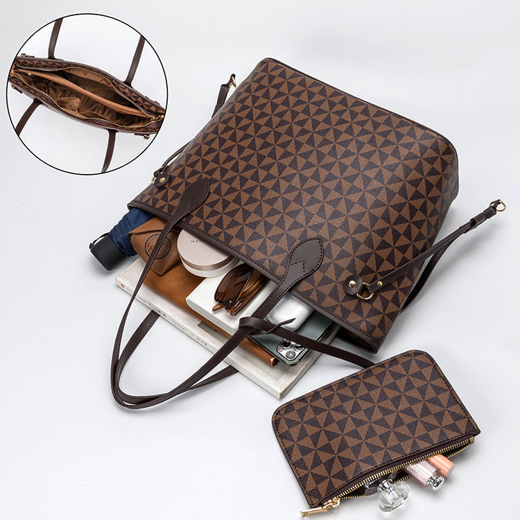 Bolsa Feminina em Couro  - Iasmym (Bolsa + Carteira)