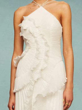 Vestido Longo com Babados - Junie