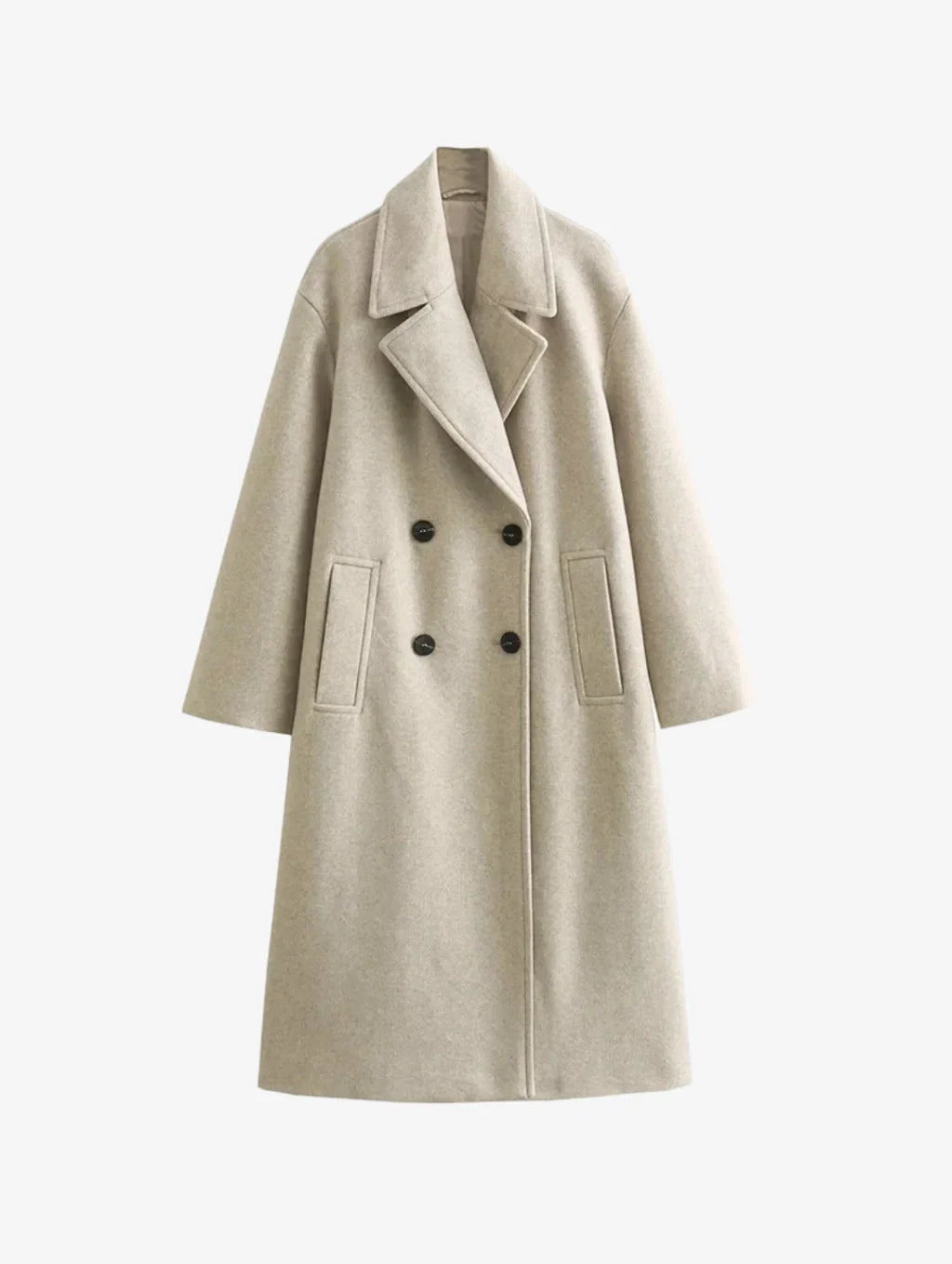 Casaco de Lã Batida - Sobretudo [PRONTA ENTREGA]