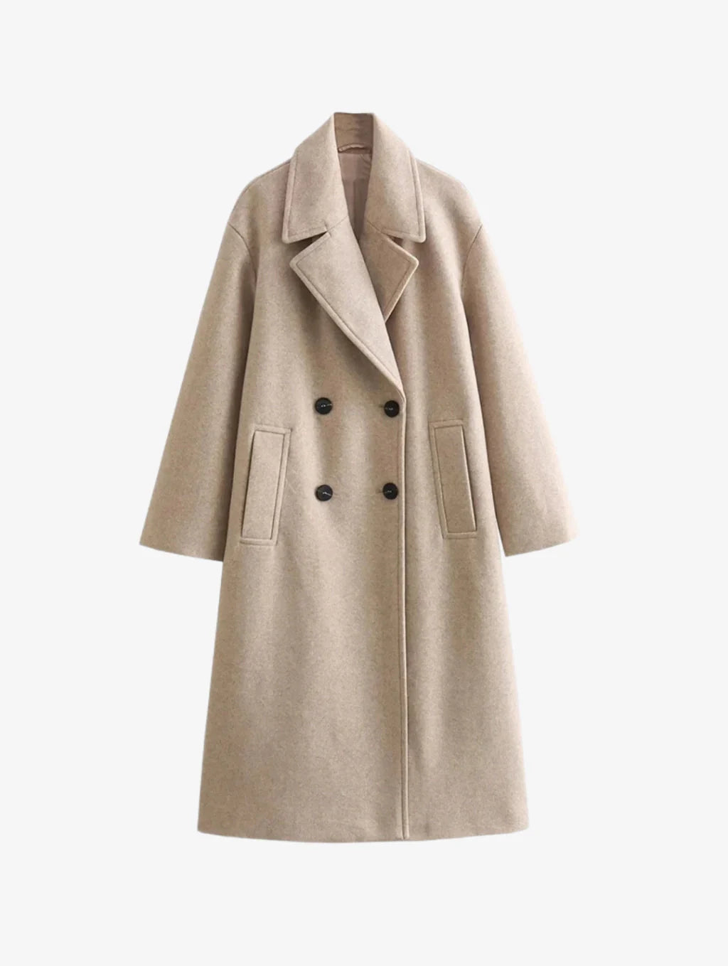 Casaco de Lã Batida - Sobretudo [PRONTA ENTREGA]