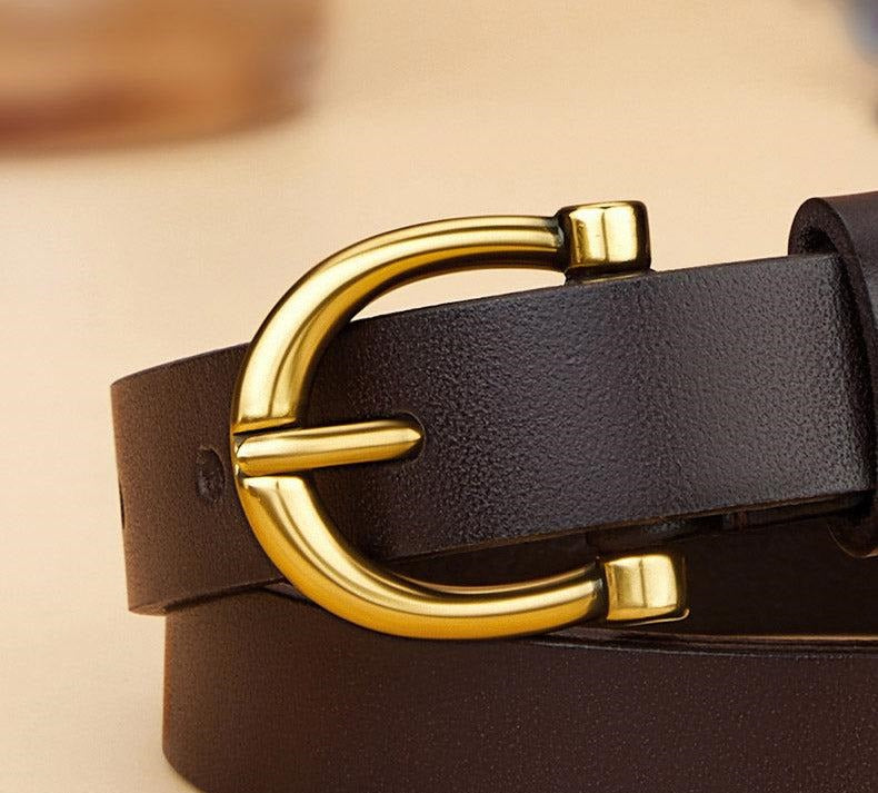 Cinto Feminino de Couro Legítimo - Lolla