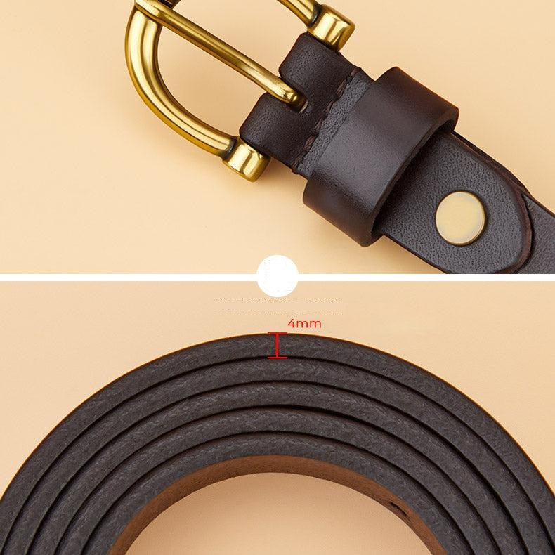 Cinto Feminino de Couro Legítimo - Lolla