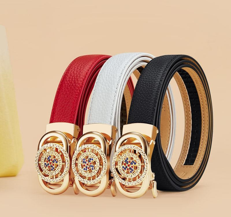 Cinto Feminino de Couro Legítimo - Sienna