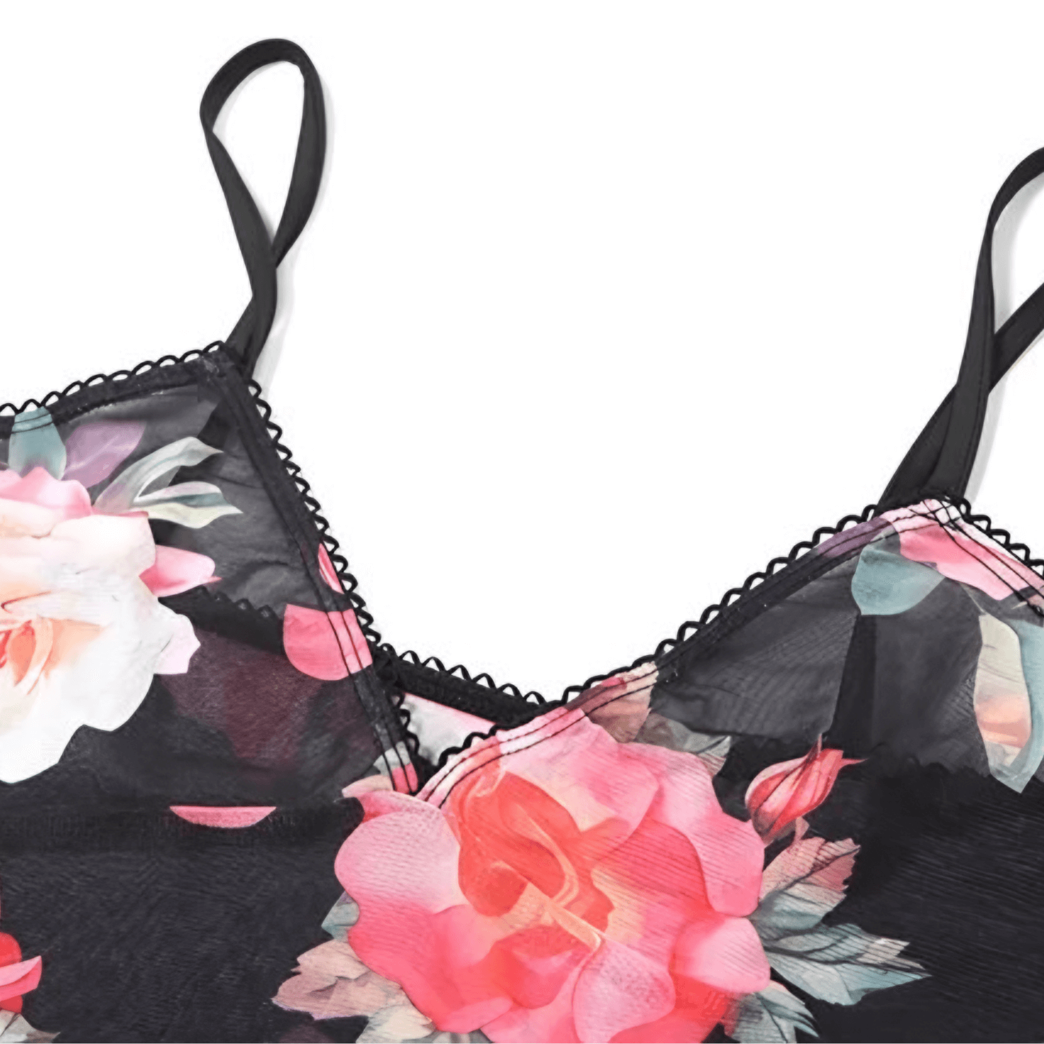 Conjunto de Top e Saia Longa - Ébano