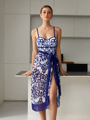 Conjunto de Maiô e Saída de Praia - Porcelana