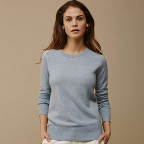 Blusa Básica Lisa em Cashmere