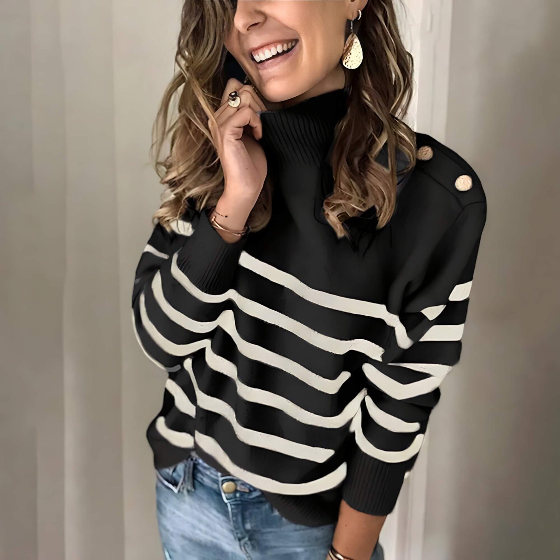 Suéter Listrado Maria