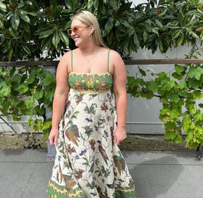 Vestido Longo de Verão Estampado