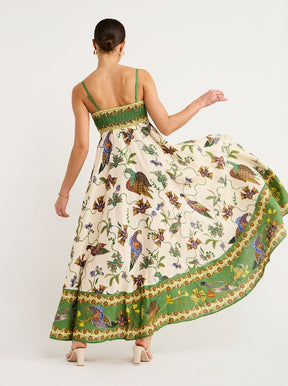 Vestido Longo de Verão Estampado