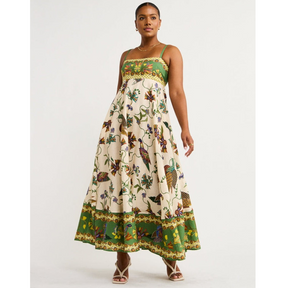 Vestido Longo de Verão Estampado