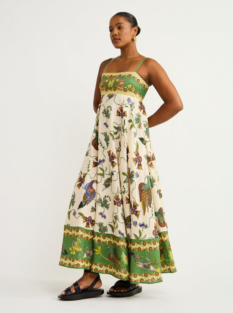 Vestido Longo de Verão Estampado