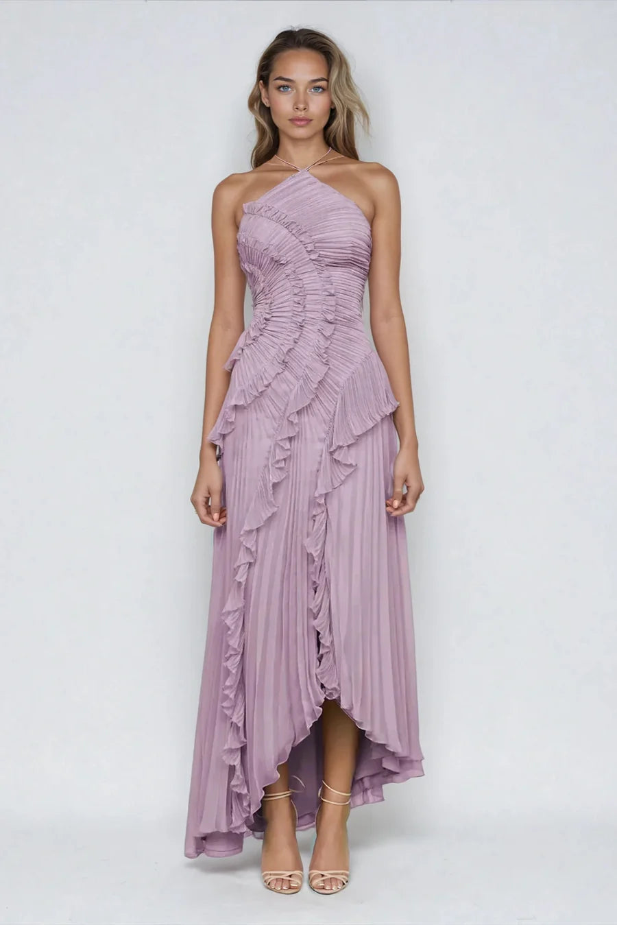 Vestido Longo com Babados - Junie